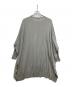 mizuiro-ind (ミズイロインド) ニットワンピース グレー サイズ:表記なし：4000円
