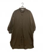 mizuiro-indミズイロインド）の古着「シャツワンピース」｜ブラウン