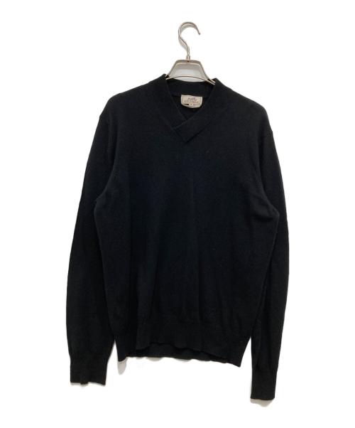 HERMES（エルメス）HERMES (エルメス) カシミヤニット ブラック サイズ:Sの古着・服飾アイテム