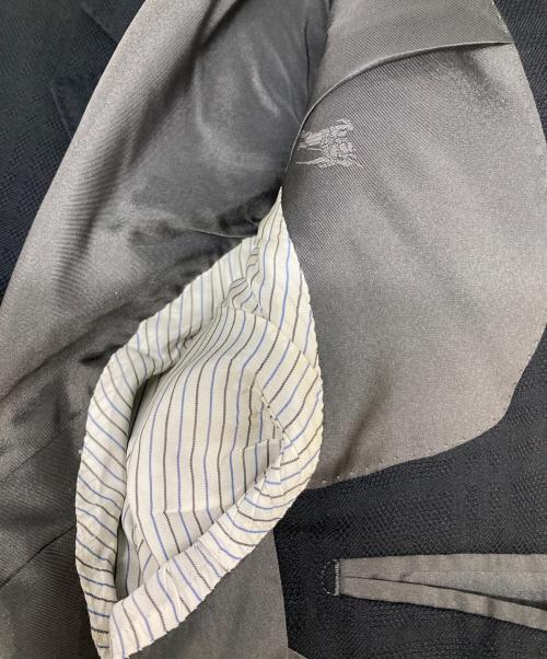 BURBERRY LONDON（バーバリーロンドン）BURBERRY LONDON (バーバリーロンドン) ウールシルク3Bジャケット ブラック サイズ:A4の古着・服飾アイテム