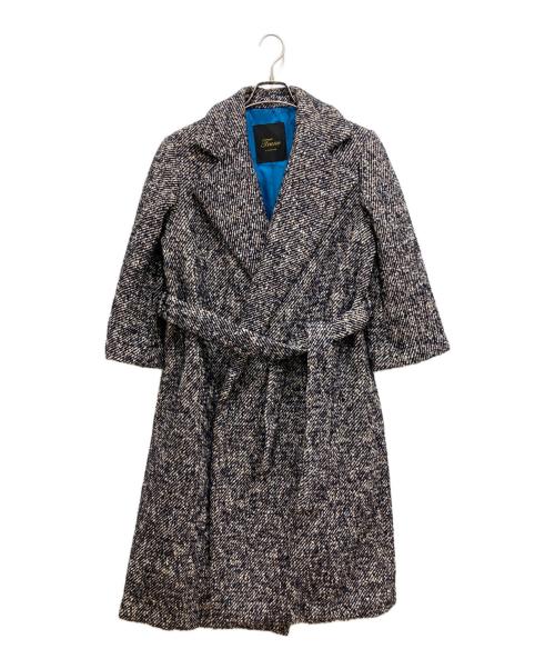 TRUNO by NOISE MAKER（トルノバイノイズメーカー）TRUNO by NOISE MAKER (トルノバイノイズメーカー) ツイードロングコート サイズ:Fの古着・服飾アイテム