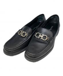 Salvatore Ferragamo（サルヴァトーレ フェラガモ）の古着「ローファー」｜ブラック