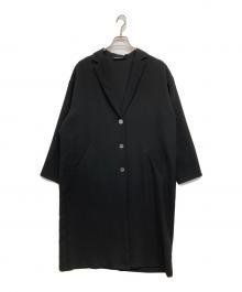 mizuiro-ind（ミズイロインド）の古着「ワイドテーラードコート」｜ブラック