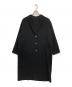 mizuiro-ind（ミズイロインド）の古着「ワイドテーラードコート」｜ブラック