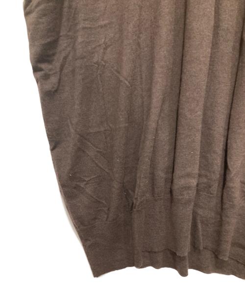 mizuiro-ind（ミズイロインド）mizuiro-ind (ミズイロインド) ニットワンピース ブラウン サイズ:表記なしの古着・服飾アイテム