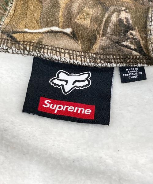 SUPREME（シュプリーム）Supreme (シュプリーム) Fox Racing Zip Up Hooded Camo オリーブ サイズ:Lの古着・服飾アイテム