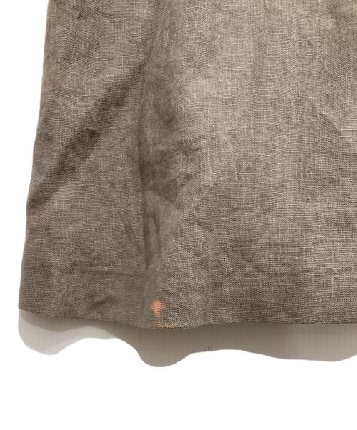 ADORE（アドーア）ADORE (アドーア) ドライツイストリネンステンカラーコート グレー サイズ:36の古着・服飾アイテム