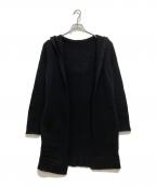 FOXEYフォクシー）の古着「フード付きロングカーディガン」｜ブラック