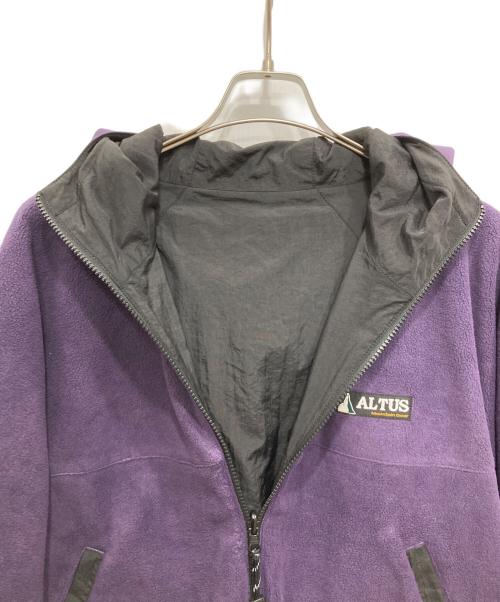 ALTUS（アルタス）ALTUS (アルタス) リバーシブルフリースジャケット ブラック×パープル サイズ:Fの古着・服飾アイテム