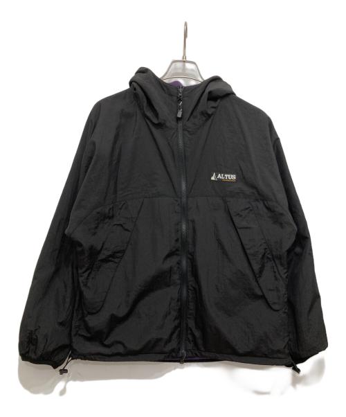 ALTUS（アルタス）ALTUS (アルタス) リバーシブルフリースジャケット ブラック×パープル サイズ:Fの古着・服飾アイテム