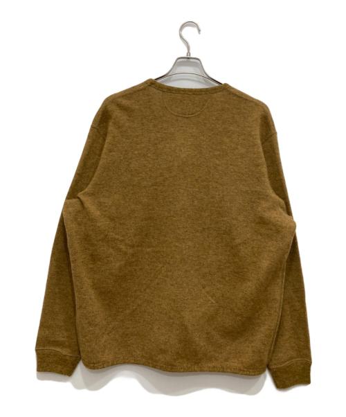 ARMY TWILL（アーミーツイル）ARMY TWILL (アーミーツイル) SHETLAND WOOL CARDIGAN ブラウン サイズ:Lの古着・服飾アイテム