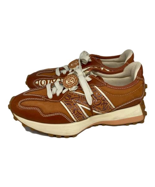 NEW BALANCE（ニューバランス）NEW BALANCE (ニューバランス) Frank Muller (フランクミュラー) ローカットスニーカー ブラウン×ベージュ サイズ:24.5の古着・服飾アイテム