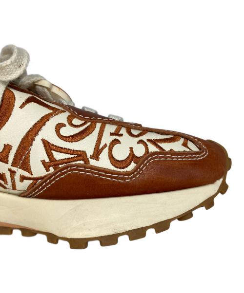 NEW BALANCE（ニューバランス）NEW BALANCE (ニューバランス) Frank Muller (フランクミュラー) ローカットスニーカー ブラウン×ベージュ サイズ:24.5の古着・服飾アイテム