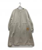 BEARDSLEYビアズリー）の古着「ダンボールギャザーコート」｜アイボリー