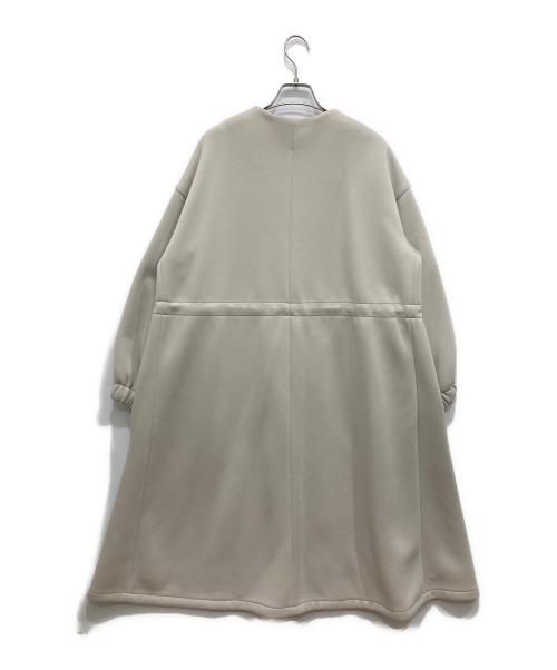 BEARDSLEY（ビアズリー）BEARDSLEY (ビアズリー) ダンボールギャザーコート アイボリー サイズ:F 未使用品の古着・服飾アイテム