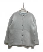 NATURAL BEAUTY BASICナチュラルビューティーベーシック）の古着「FOX接結コーディガン」｜グレー