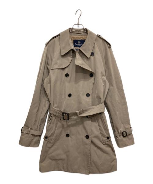 Aquascutum（アクアスキュータム）Aquascutum (アクアスキュータム) トレンチコート カーキ サイズ:40Rの古着・服飾アイテム