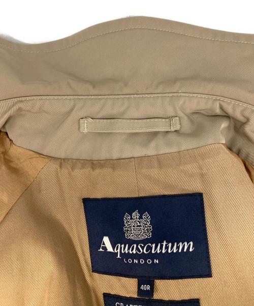 Aquascutum（アクアスキュータム）Aquascutum (アクアスキュータム) トレンチコート カーキ サイズ:40Rの古着・服飾アイテム