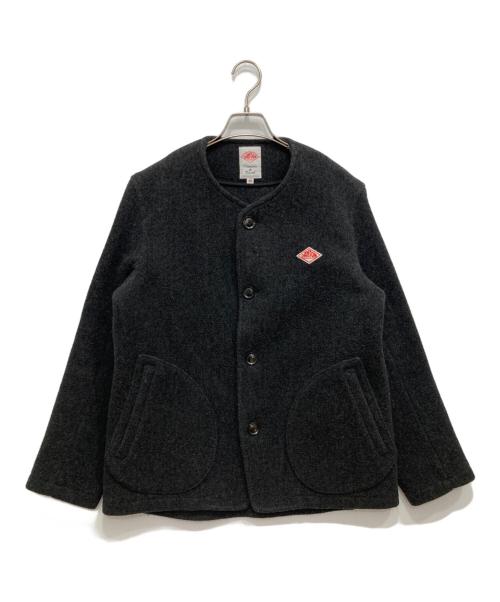 DANTON（ダントン）DANTON (ダントン) モッサーノーカラージャケット ブラック サイズ:40の古着・服飾アイテム