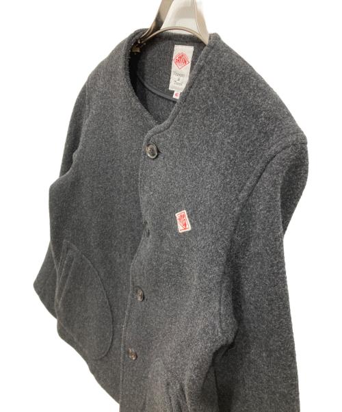 DANTON（ダントン）DANTON (ダントン) モッサーノーカラージャケット ブラック サイズ:40の古着・服飾アイテム