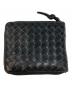 BOTTEGA VENETA (ボッテガベネタ) イントレチャート2つ折り財布 ブラック：13000円