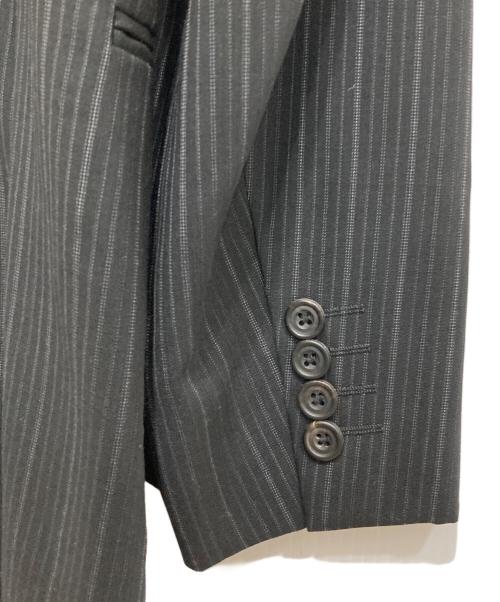 BURBERRY LONDON（バーバリーロンドン）BURBERRY LONDON (バーバリーロンドン) ウールストライプセットアップスーツ ブラック サイズ:AB4の古着・服飾アイテム