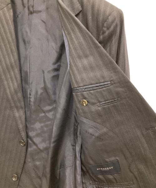 BURBERRY LONDON（バーバリーロンドン）BURBERRY LONDON (バーバリーロンドン) ウールストライプセットアップスーツ ネイビー サイズ:AB4の古着・服飾アイテム