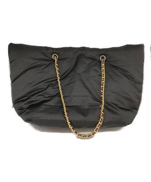 TORY BURCH（トリーバーチ）TORY BURCH (トリーバーチ) エラチェインソフトトートバッグ ブラックの古着・服飾アイテム