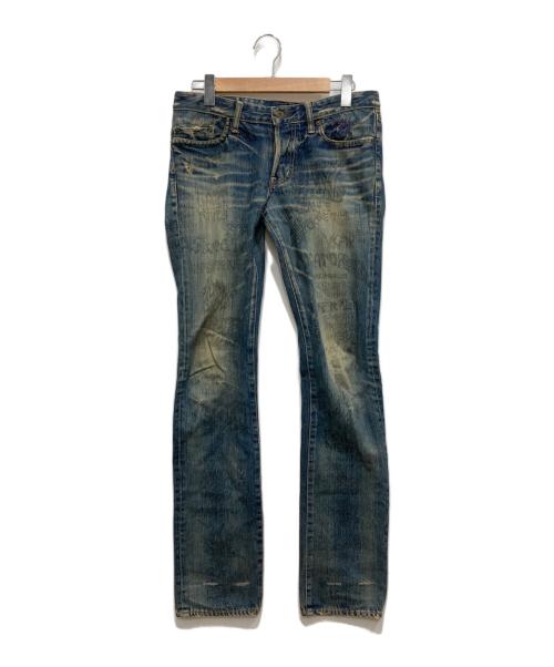 Hysteric Glamour（ヒステリックグラマー）Hysteric Glamour (ヒステリックグラマー) スタッズデニムパンツ インディゴ サイズ:W32の古着・服飾アイテム