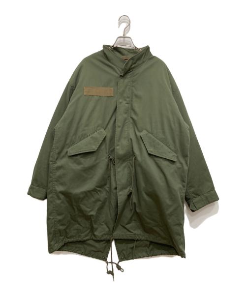 Adam et Rope（アダム エ ロペ）Adam et Rope (アダム エ ロペ) M-65 ビッグシルエット モッズコート カーキ サイズ:Sの古着・服飾アイテム