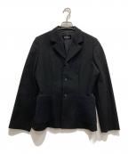 tricot COMME des GARCONSトリココムデギャルソン）の古着「ウールポケットテーラードジャケット」｜ブラック