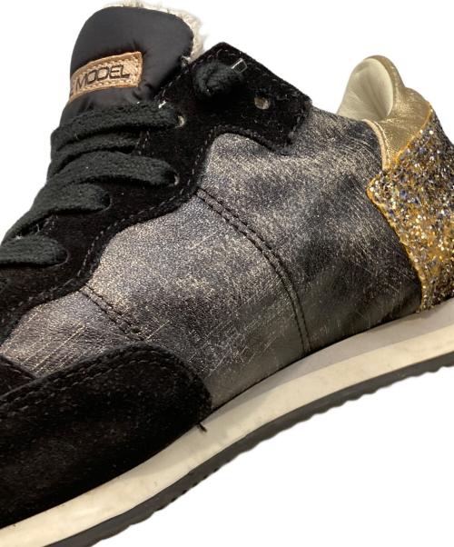 PHILIPPE MODEL（フィリップ モデル）PHILIPPE MODEL (フィリップ モデル) スニーカー ブラック サイズ:38(24)の古着・服飾アイテム