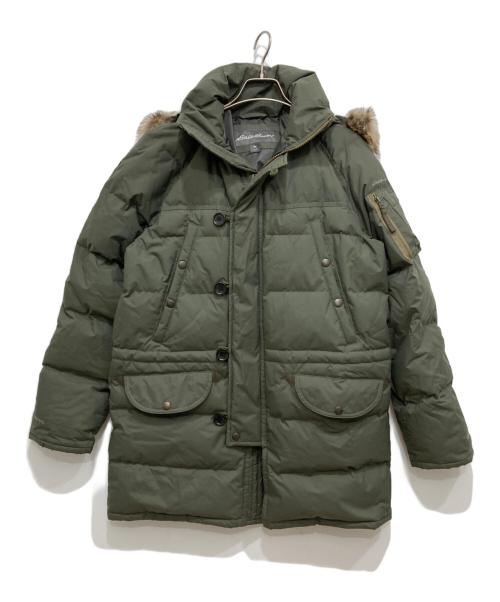 Eddie Bauer（エディーバウアー）Eddie Bauer (エディーバウアー) ダウンジャケット オリーブ サイズ:Sの古着・服飾アイテム