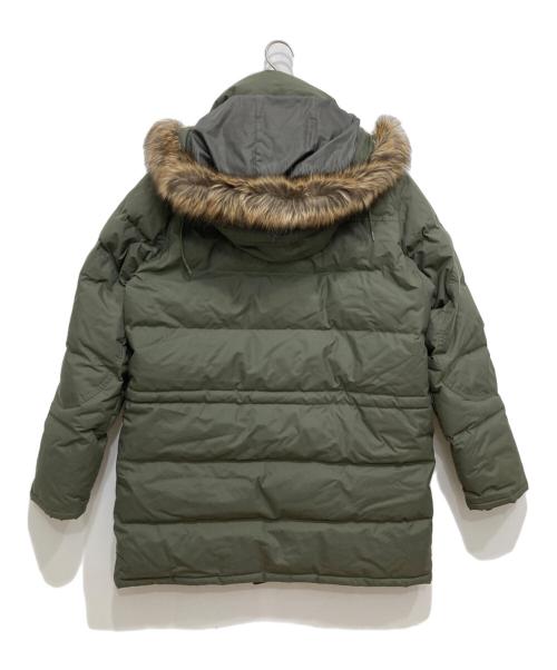 Eddie Bauer（エディーバウアー）Eddie Bauer (エディーバウアー) ダウンジャケット オリーブ サイズ:Sの古着・服飾アイテム