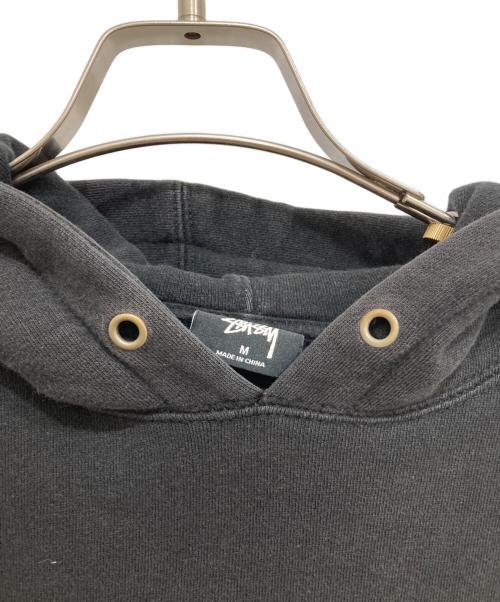 stussy（ステューシー）stussy (ステューシー) プルオーバーパーカー ブラック サイズ:Mの古着・服飾アイテム