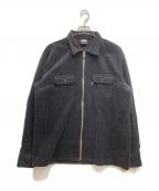 FTCエフティーシー）の古着「CORDUROY ZIP UP SHIRT」｜ネイビー