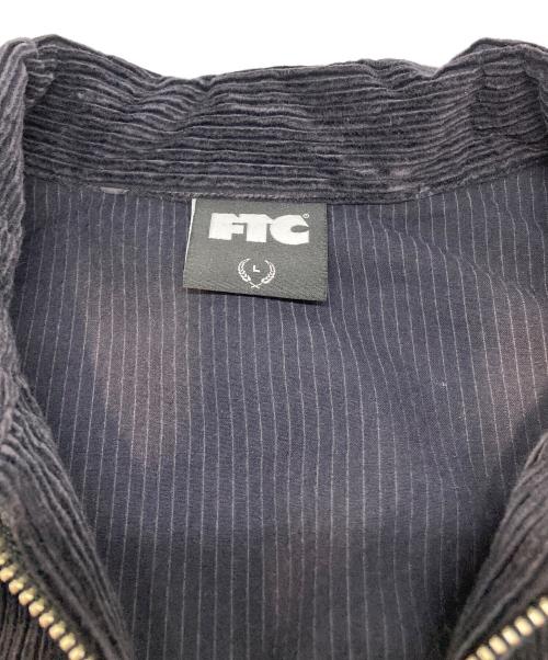 FTC（エフティーシー）FTC (エフティーシー) CORDUROY ZIP UP SHIRT ネイビー サイズ:Lの古着・服飾アイテム