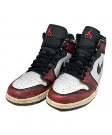 NIKE（ナイキ）の古着「ミッドカットスニーカー」｜ホワイト×レッド