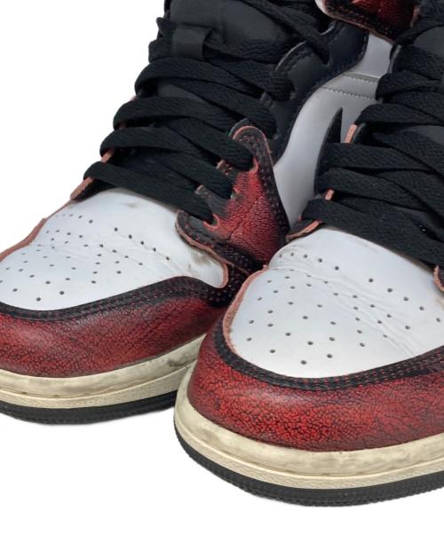 NIKE（ナイキ）NIKE (ナイキ) ミッドカットスニーカー ホワイト×レッド サイズ:26cmの古着・服飾アイテム