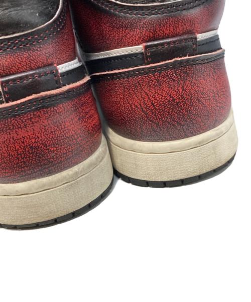 NIKE（ナイキ）NIKE (ナイキ) ミッドカットスニーカー ホワイト×レッド サイズ:26cmの古着・服飾アイテム