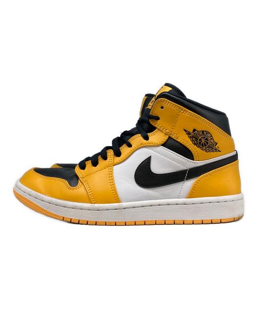 NIKE（ナイキ）NIKE (ナイキ) ミッドカットスニーカー イエロー×ブラック サイズ:26cmの古着・服飾アイテム