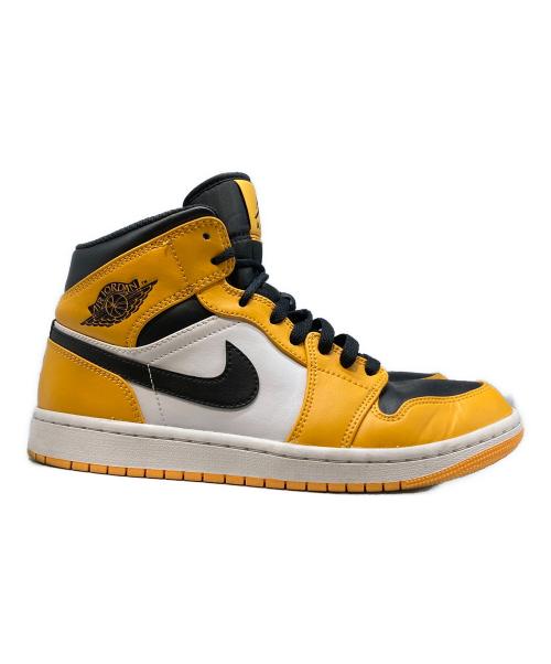 NIKE（ナイキ）NIKE (ナイキ) ミッドカットスニーカー イエロー×ブラック サイズ:26cmの古着・服飾アイテム