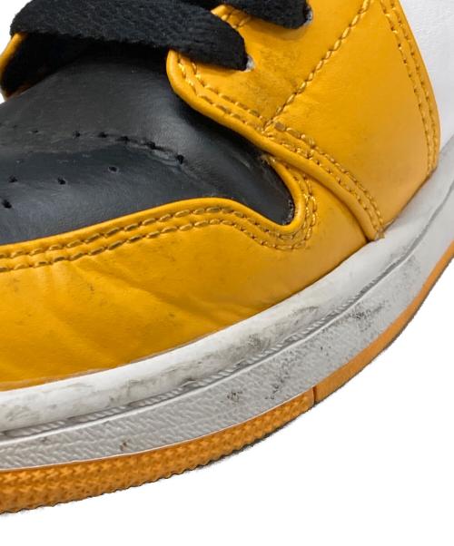 NIKE（ナイキ）NIKE (ナイキ) ミッドカットスニーカー イエロー×ブラック サイズ:26cmの古着・服飾アイテム