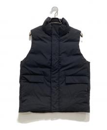 BEAUTY&YOUTH×KOMATSU（ビューティーアンドユース×コマツ）の古着「小松マテーレ スタンドカラー ダウンベスト」｜ブラック