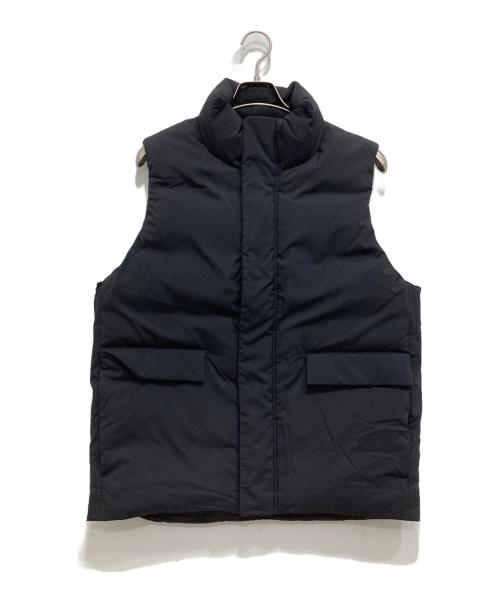 BEAUTY&YOUTH（ビューティーアンドユース）BEAUTY&YOUTH (ビューティーアンドユース) KOMATSU (コマツ) 小松マテーレ スタンドカラー ダウンベスト ブラック サイズ:Mの古着・服飾アイテム