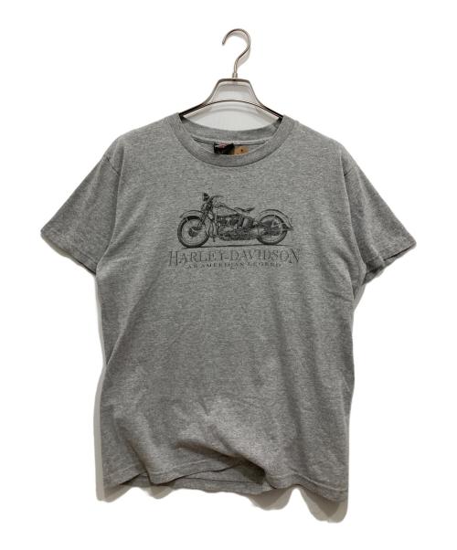 HARLEY-DAVIDSON（ハーレーダビッドソン）HARLEY-DAVIDSON (ハーレーダビッドソン) プリントTシャツ グレー サイズ:Lの古着・服飾アイテム