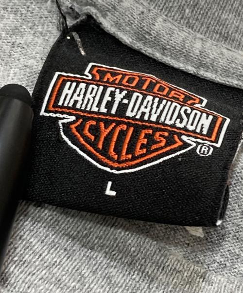 HARLEY-DAVIDSON（ハーレーダビッドソン）HARLEY-DAVIDSON (ハーレーダビッドソン) プリントTシャツ グレー サイズ:Lの古着・服飾アイテム
