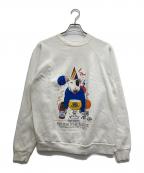 ArteXアルテックス）の古着「ラグランドッグプリントスウェット」｜ホワイト