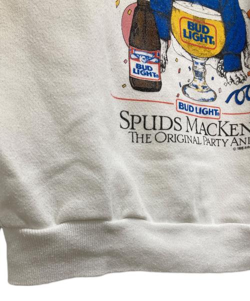 ArteX（アルテックス）ArteX (アルテックス) ラグランドッグプリントスウェット ホワイト サイズ:XLの古着・服飾アイテム