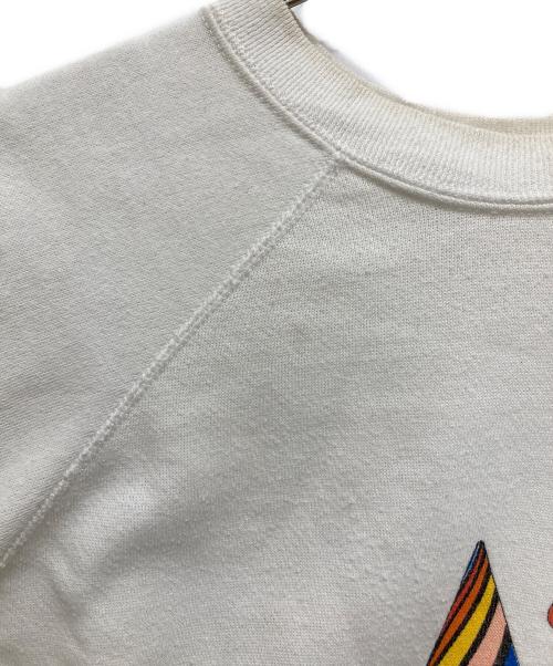 ArteX（アルテックス）ArteX (アルテックス) ラグランドッグプリントスウェット ホワイト サイズ:XLの古着・服飾アイテム